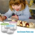 thumbnail image 3 of vasos para helado de 4 pintas, recipientes para helado con tapa para Ninja Creami Pints, accesorios de cocina seguros y a prueba de fugas para máquinas de helado NC301, NC300 y NC299AMZ., 3 of 5
