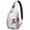 Hawaiian, variant on Pizza Party Cheese Sauce Extra Cheese Lightweight Sling Backpack Small Travel Backpack for Essentials