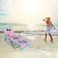 thumbnail image 2 of Beach Chair Cover Microfiber Beach Towel Pool Patio Pool Chaise Chaise Lounge Chair Cover with Pockets, 2 of 9