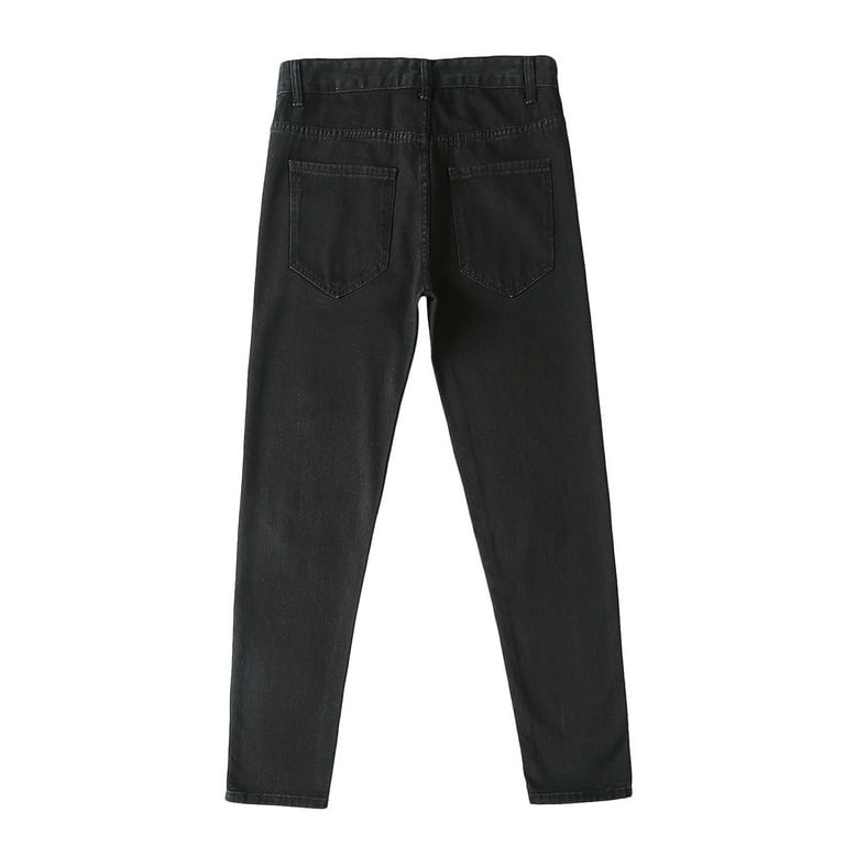 Guys ripped store solid jeans