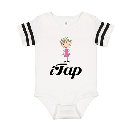 

Inktastic Tap Dancing Stick Girl Gift Baby Girl Bodysuit