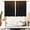 Brown, variant on Red and Black Ombre Gothic Curtains, Dark Aesthetic Gradient Window Drapes for Bedroom, Cool Anime and Goth Room Decor, 2 Panels, 42" W x 63" L