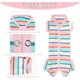 thumbnail image 3 of TONY HOBY Dog Pajamas, Colorful Pjs for Small Medium Dogs Cats Jumpsuit Onesie, Dog Surgical Recovery Suit Pink Female/Male, S, 3 of 9