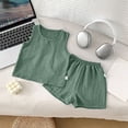 thumbnail image 5 of Toddler Baby Boy Clothes Short Sleeve Color Block Sweatshirt Top Drawstring Pants Set 2pcs Summer Outfits 6-12 Months 12-24 Months 2t 3t 4t 5t 6t 7t Children(Green,18-24 Months), 5 of 6