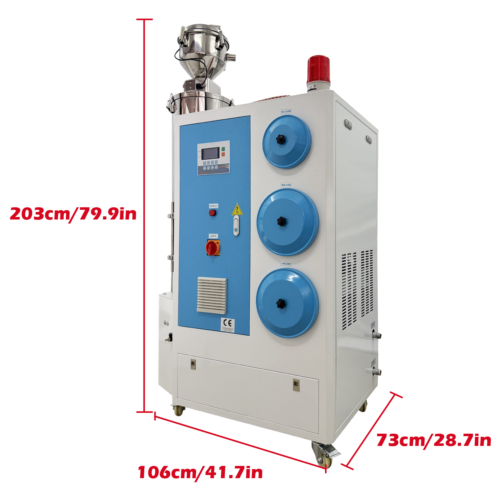 25Kg Dehumidifier Dryer 3 in 1 Plastic Granule Dehumidifying Dryer 220V 3 Phase