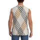 thumbnail image 4 of Fotbe Geometric Men's Camiseta sin Mangas Estampada para Hombres, Playera Casual para Gimnasio, Entrenamiento, Playa-Small, 4 of 7