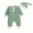 Green1, variant on SHTXOZHI NewBorn Baby Boy Girls Romper Toddler Long Sleeve Jumpsuit with Hat Infant Clothes