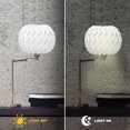 thumbnail image 3 of White Paper Folding Origami Lampshade for Home Decor Simple Design Hanging Light Cover 7 inch, 3 of 9