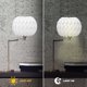 thumbnail image 4 of Pantalla de lámpara colgante de origami plegable, sencilla y creativa, para bar en casa., 4 of 8