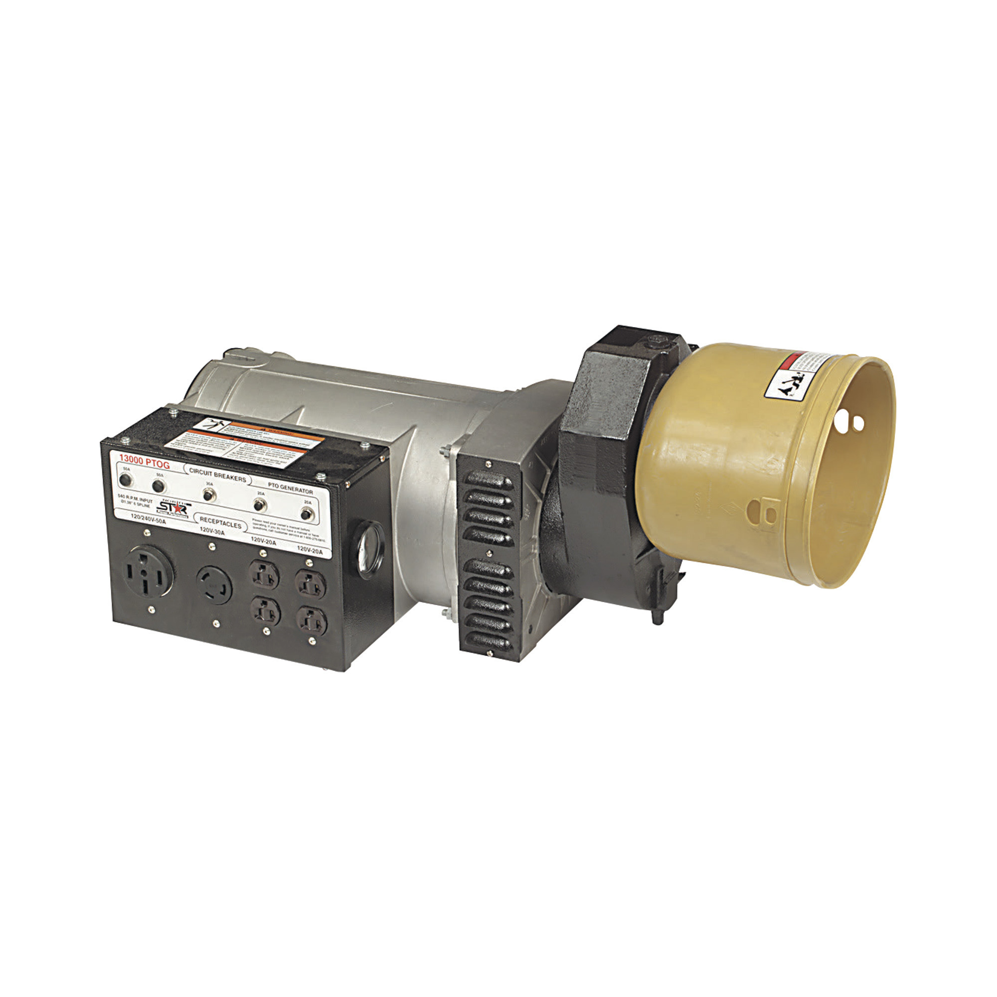 NorthStar PTO Generator, 13,000 Surge Watts, 12,000 Rated Watts, 24 HP Required