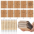 thumbnail image 4 of Juego de 10 cuadernos en espiral y bolígrafos de bambú Christian A5 de Kosiz, 4 of 7