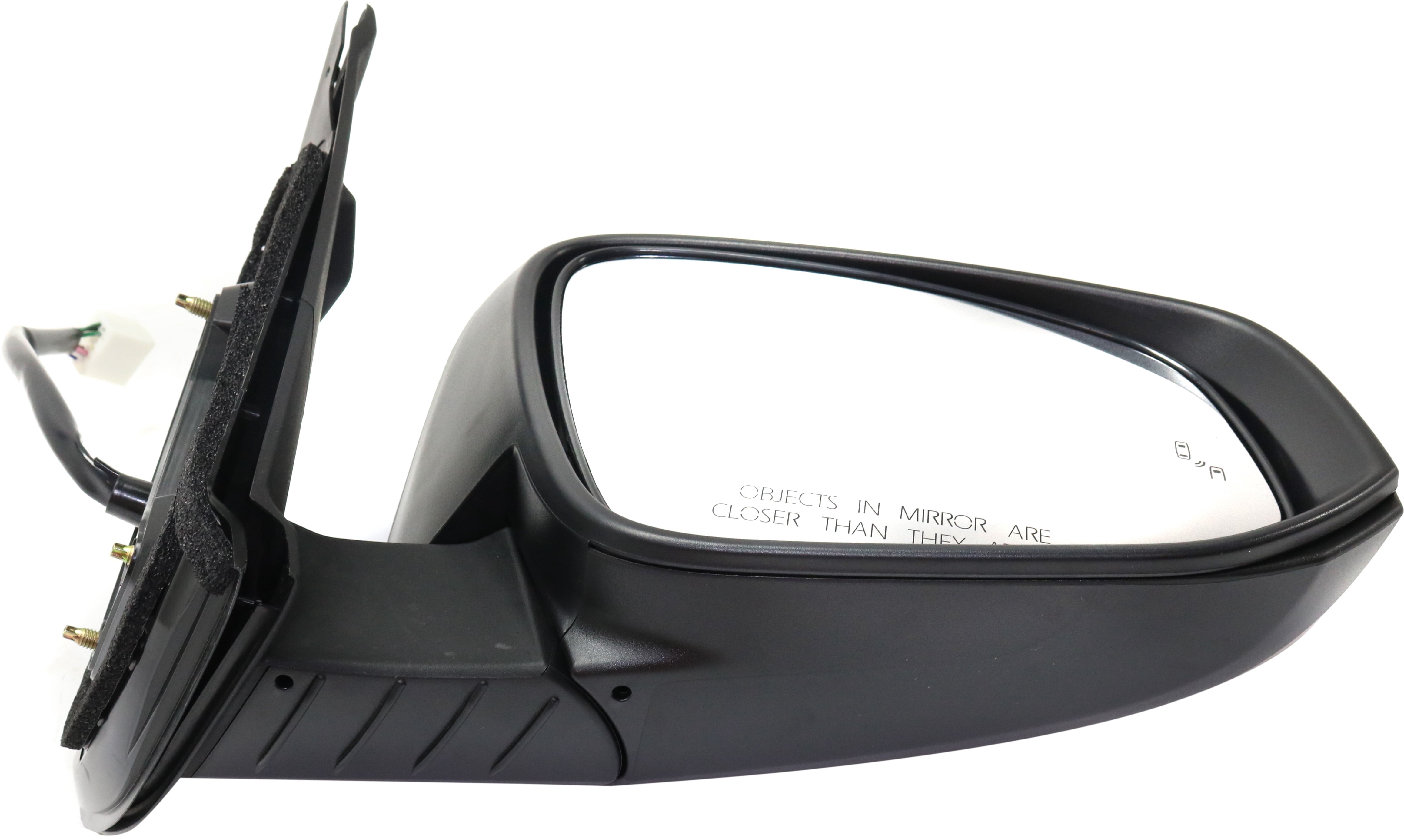 Mirror Compatible With 2016-2018 Toyota Tacoma Right Passenger Side Heated W/ Blind Spot Detection In Glass In-Housing Signal Light Paintable Kool-Vue