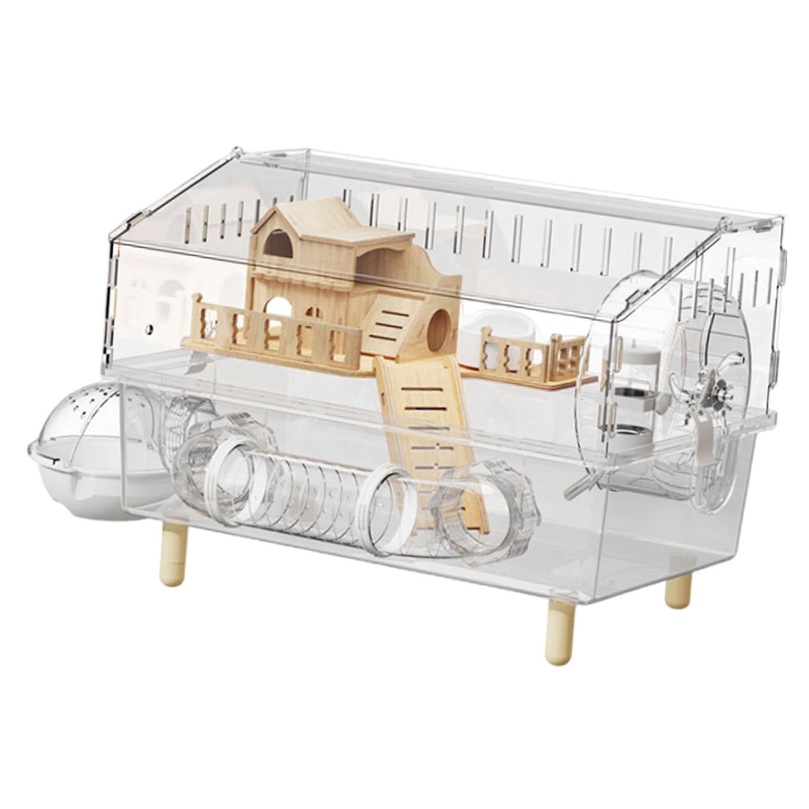 Bvdfgk Large Hamster Cage Exercise Playing House for Bunny Sugar Glider Guinea Pigs