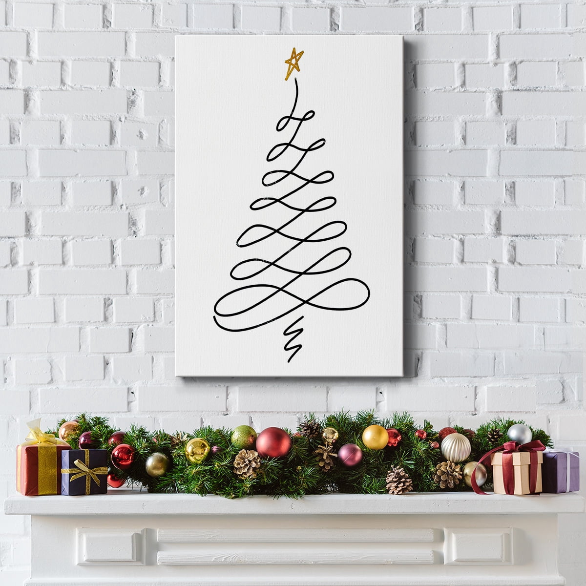 Christmas Tree III- Gallery Wrapped Canvas