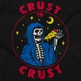 thumbnail image 2 of Funny Skeleton Pizza Crust to Crust Romper Boys or Girls Infant Baby Brisco Brands 12M, 2 of 6