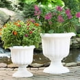 thumbnail image 2 of Root & Vessel Classic Urn Planter, White, 19", 2 of 4