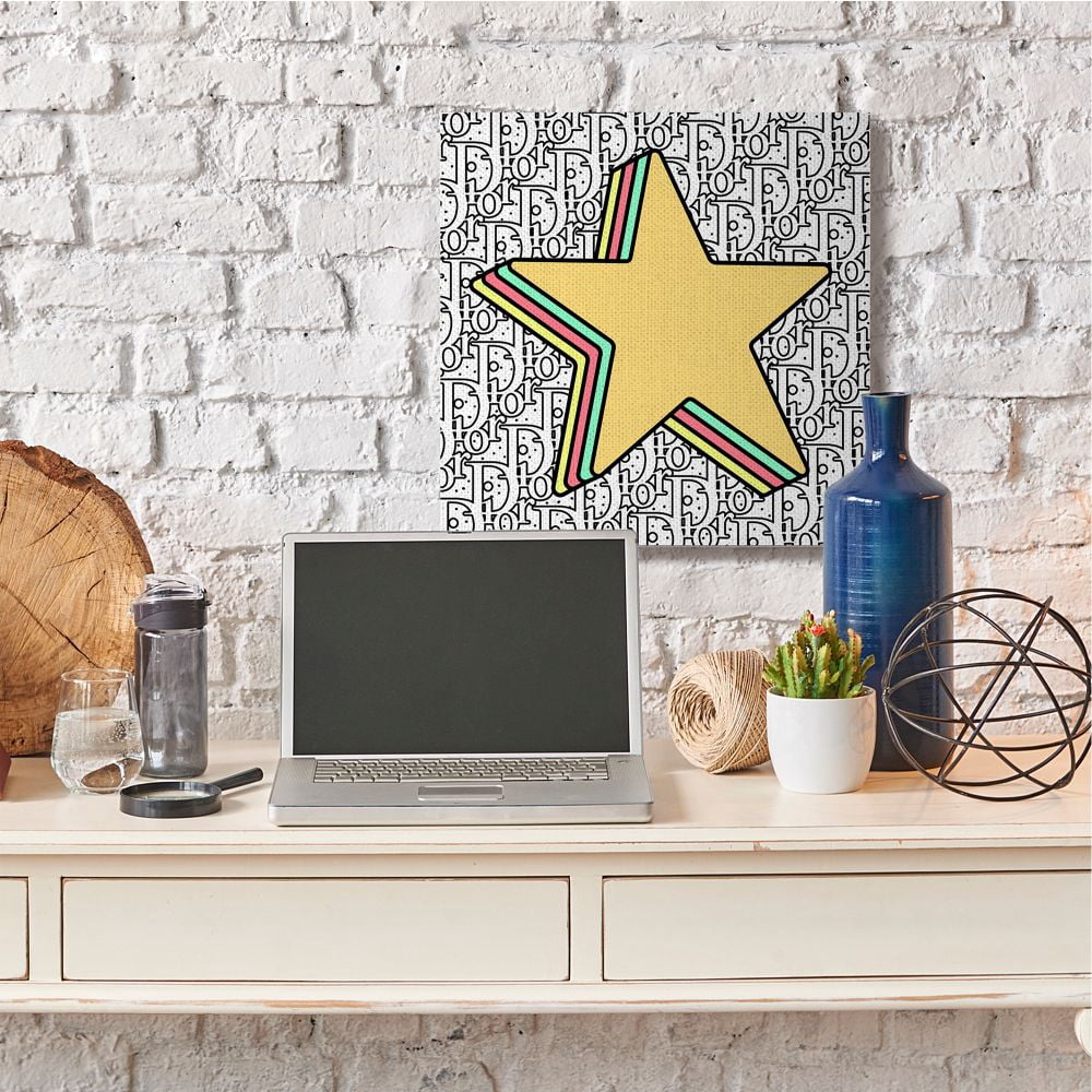 Stupell Industries Star Shape Pop Art over High Fashion Pattern Designed by Ziwei Li