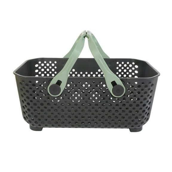 Expert Gardener Harvest Basket, Plastic, Black