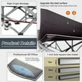 thumbnail image 5 of ABORON Camping Cot with 2 Sided Thick Pad, Cots for Sleeping, Folding Bed Cot 880LBS(Max Load) Comfortable Lightweight with Carry Bag, 5 of 6