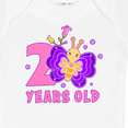 thumbnail image 4 of Inktastic 2 years old with Butterfly and Flowers Girls Baby Bodysuit, 4 of 5