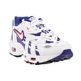 thumbnail image 2 of Nike Air Max 96 II Women's Shoes White-Grape Ice-Silver-Comet Red da2230-100, 2 of 6