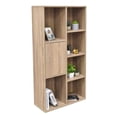 thumbnail image 1 of TOPLIVING Librero Estilo Minimalista, Ideal para Sala, con Espacios de Guardado u Organizaci&oacute;n, con Tres Puertas, Superficie Amplia, Color Beige, Madera Resistente, 1 of 8