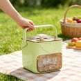 thumbnail image 4 of 48 Cube Ice Maker with Easy Press Lid, Double-Layer Storage Box , Double-Layer Design with Storage Box, Tongs Included for DIY Drinks, 4 of 4
