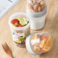 thumbnail image 5 of 560 ml + 310 ml, yoghurtkopp, matbehållare, resemugg, lunchlåda, gröt, sallad, soppkopp med tätning och lock, 5 of 5
