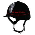 thumbnail image 2 of Ovzne Equestrian Riding Helmet – 32X21X17Cm, Lightweight (750G) Abs Plastic With Breathable Design, Adjustable Buckle, Unisex For Horse Racing, Equestrian Sports Daily Riding, 2 of 2