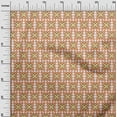 thumbnail image 2 of oneOone Silk Tabby Fabric Ethnic Geometric Flame Stitch Print Fabric By The Yard 42 Inch Wide, 2 of 4