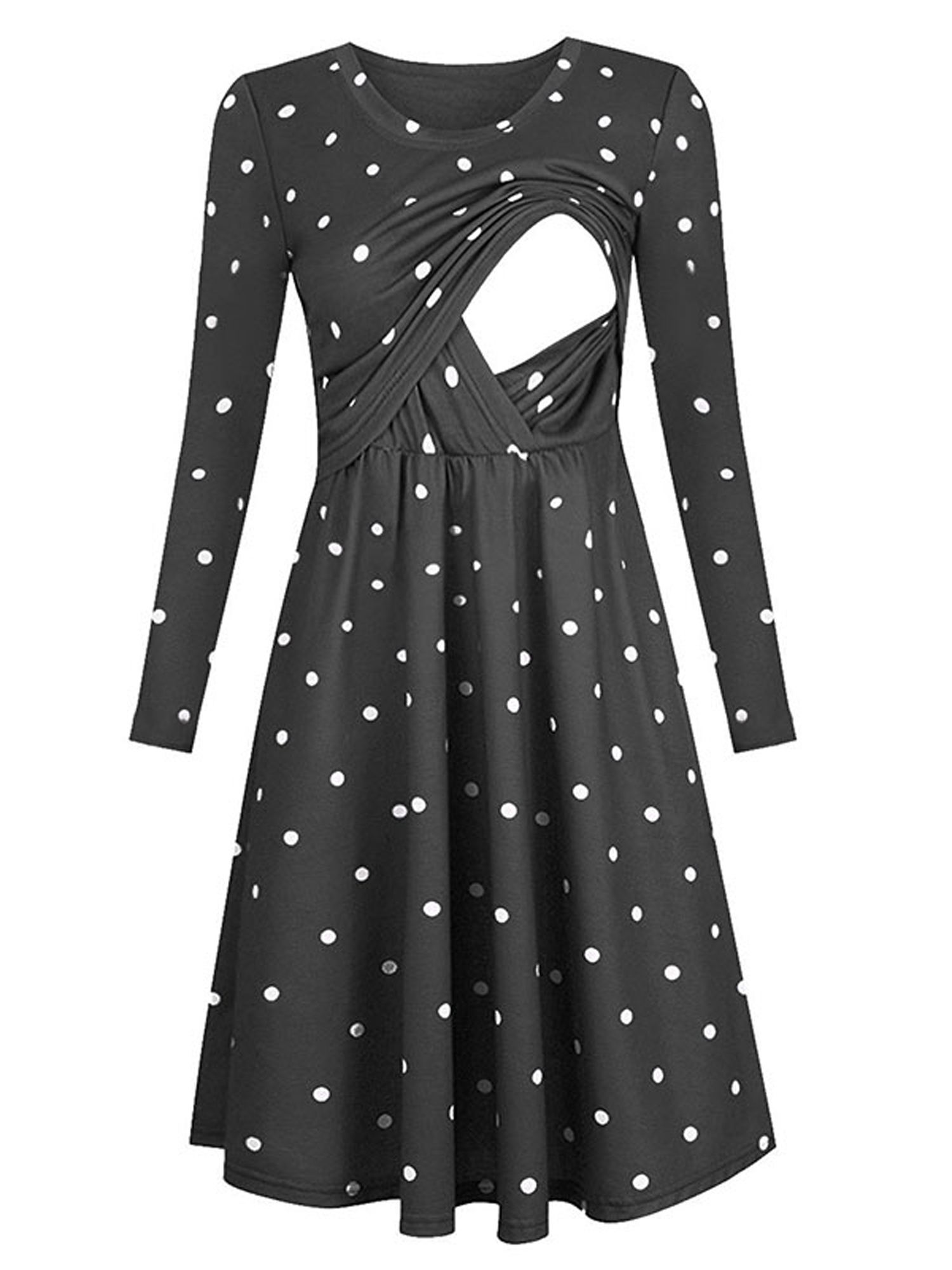 UPAIRC Women's Nursing Breastfeeding Polka Dot Pregnant Maternity Swing