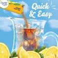 thumbnail image 4 of Crystal Light Drink Mix, 16 Pitcher Packets, for Flavorful Hydration and Shareable Refreshment, Naturally Flavored Lemon Iced Tea with other natural flavor, Made with Black Tea, 4.26 oz, 4 of 16