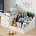 thumbnail image 2 of Cajón para estudiantes, caja de cosméticos, organizador de dormitorio, caja de almacenamiento de plástico, tocador para el cuidado de la piel, caja de almacenamiento de escritorio, 2 of 6