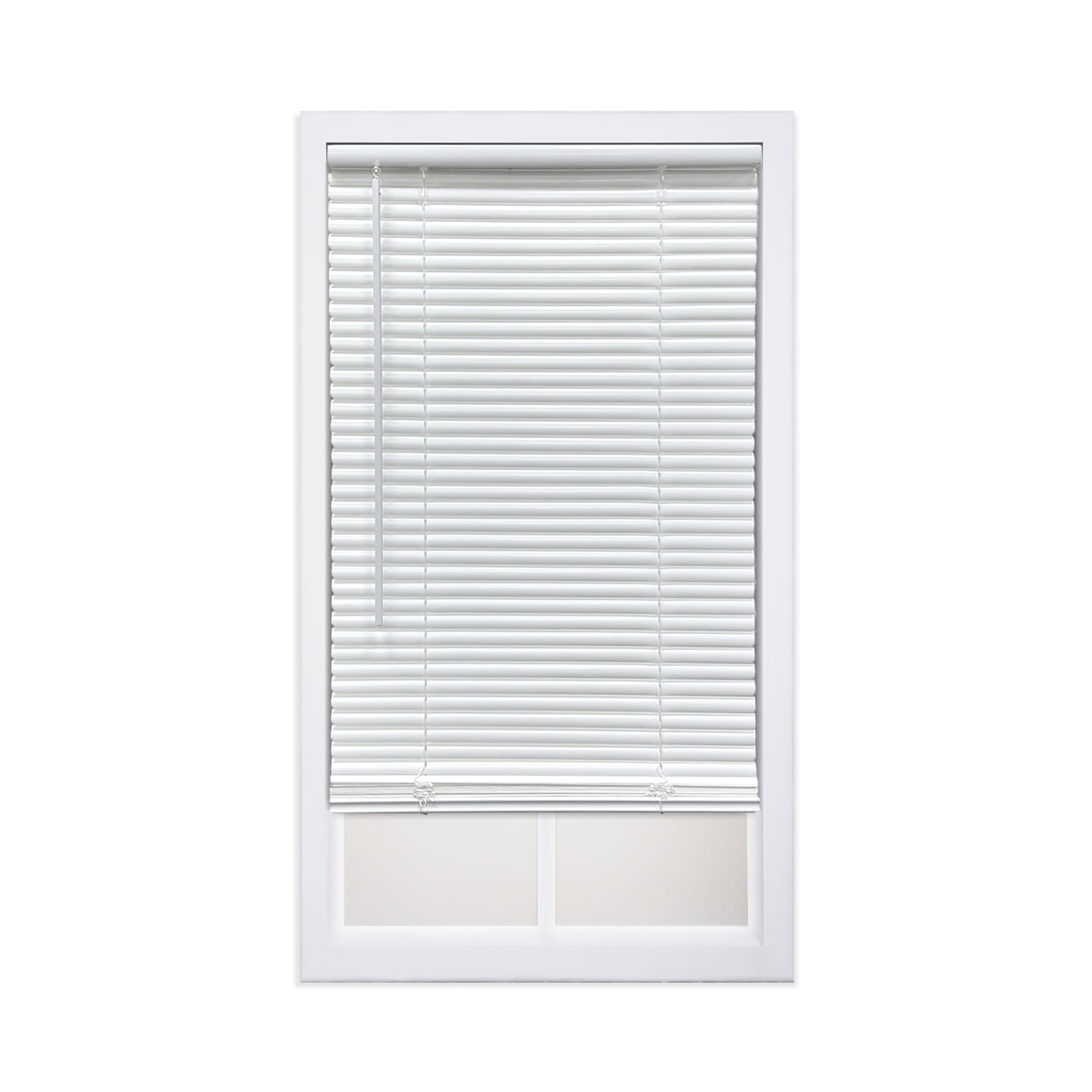 Regal Living, Cordless 1 inch Eco Mini Blinds, Light Filtering, White, 72W x 60L