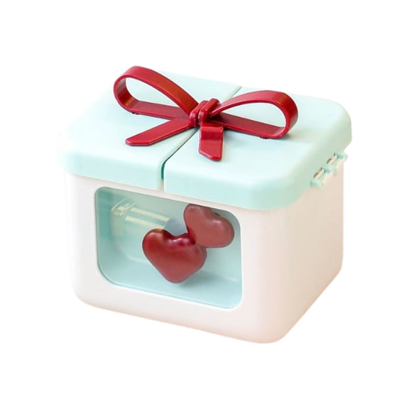 Vadktai Jewelry Box for Girls, Heart Shaped Container with Lids, Small Decorative Trinket Organizer for Vanity Room Decor, Storage Jar for Rings Earrings Necklaces