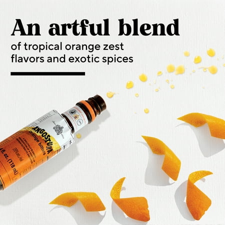 ANGOSTURA Orange Bitters, Liquid Cocktail Bitters for Professional and Home Mixologists, 4 fl oz