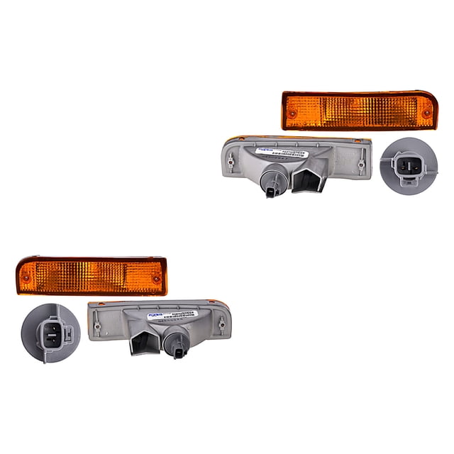 Par de Cuartos 4runner 1992 A 1995 Toyota DEPO Ámbar Izquierdo: 301221470027044 Derecho: 301221469627043