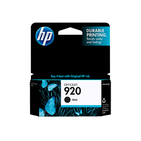 HP 920 (CD971AN) Black Original Ink Cartridge (420 Yield)