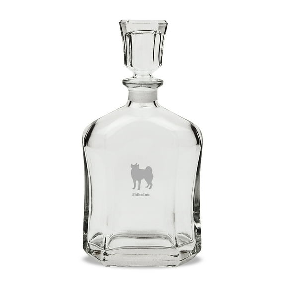ShibaInu 23.75 oz Classic Whiskey Decanter