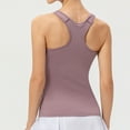 thumbnail image 4 of Womens Racerback Tank Tops Sleeveless Tank Tops for Women Scoop Neck T-Shirt Yoga Running Shirts for Women Lightweight Racerback Breathable Tee, 4 of 5