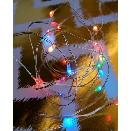 Fantado 20 Rgb Color Changing Led Micro Fairy String Lights Wire Fantado 20 Rgb Color Changing Led Micro Fairy String Lights Wire 6ft Battery Operated By Paperlantern