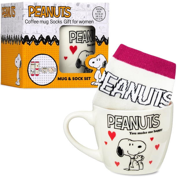 Set de Taza y Calcetines Peanuts Snoopy Get Trend 340ml