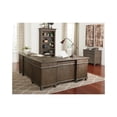 thumbnail image 5 of Martin Furniture Carson Wood L-Desk & Return, Writing Table, Office Desk, Gray, 5 of 8