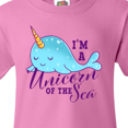 thumbnail image 4 of Inktastic Cute Narwhal I'm a Unicorn of the Sea Youth T-Shirt, 4 of 5