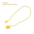 thumbnail image 2 of Unique Bargains Hang Tag String Snap Lock Price Tag Fastener Ties yellow 7 inch 1000pcs, 2 of 5