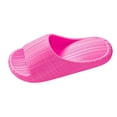 thumbnail image 3 of Agkizg Women Bathroom Slippers, Shower Shoes, Striped Eva Slide Sandals Odor Wear Casual Indoor Bathroom Shower Summer Slippers, 3 of 6