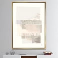 thumbnail image 2 of Designart ' Geometric Neutral Form I ' Shabby Chic Framed Canvas, 2 of 3