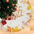 thumbnail image 5 of FMSHPON Happy Thanksgiving Xmas Christmas Tree Skirt Stand Mat for Holiday Party Decoration Indoor Outdoor 36 inches, 5 of 6
