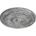 thumbnail image 3 of 54"OD x 4 7/8"P Large Classic Ceiling Medallion (Fits Canopies up to 13 1/2"), Hand-Painted Ultra Pure White Crackle, 3 of 6