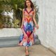 thumbnail image 5 of Vestido De Noche De Lujo Sin Mangas Para Mujer, Colorful Heart Vestido De Fiesta, 5 of 5